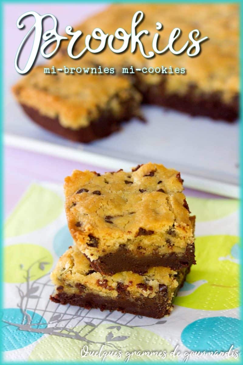 Brownies & brookies, livre de pâtisserie + moule à brownies - combo