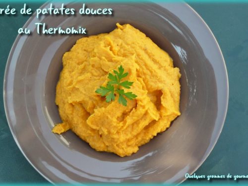 Puree De Patates Douces Au Thermomix Quelques Grammes De Gourmandise