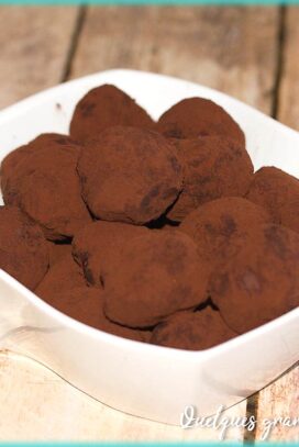 Truffes fondantes au chocolat