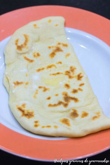 Naans bacon fromage