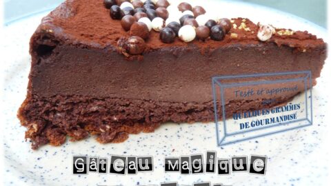 Gateau Magique Au Chocolat Quelques Grammes De Gourmandise