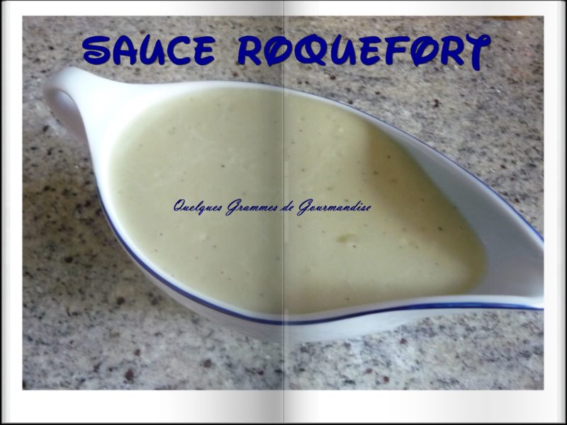 Sauce Au Roquefort Au Thermomix Quelques Grammes De Gourmandise