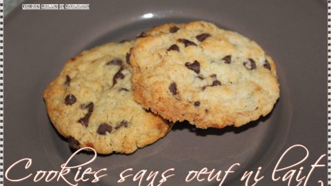 Cookies Sans Oeuf Ni Lait Quelques Grammes De Gourmandise