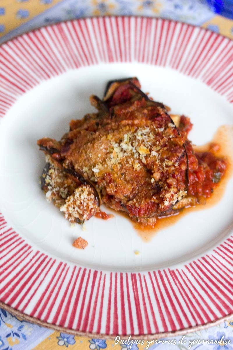 Aubergines parmigiana