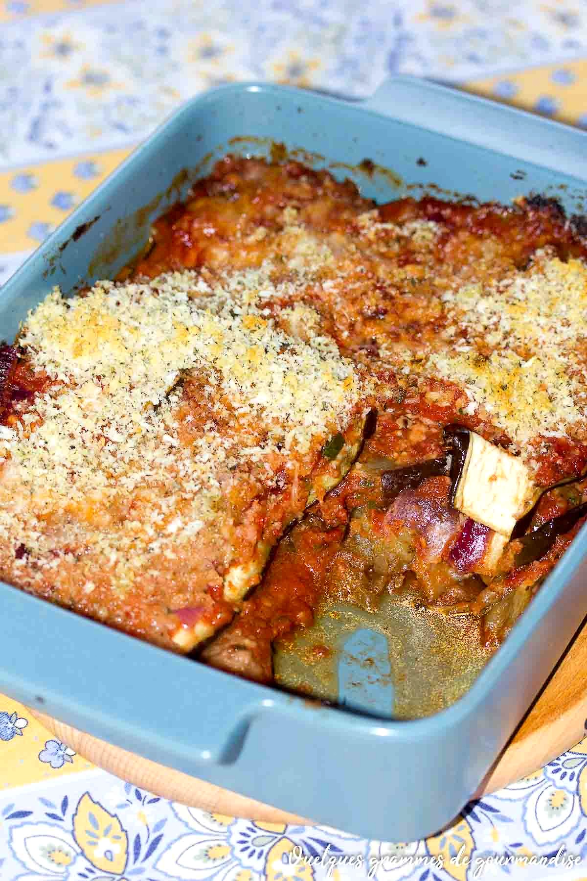 Aubergines parmigiana