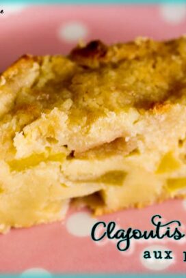 Clafoutis crumble aux pommes