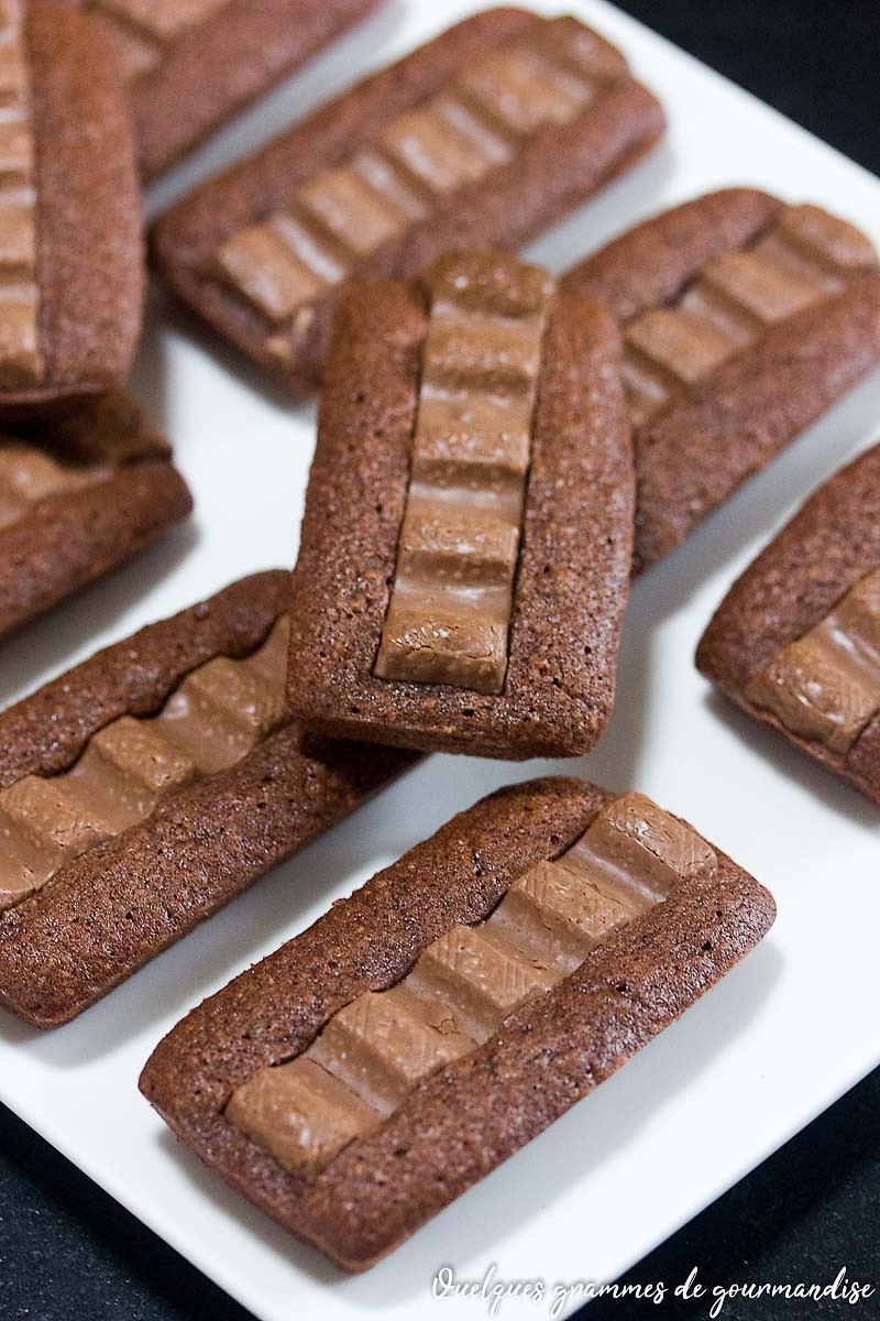 Financiers au chocolat Kinder