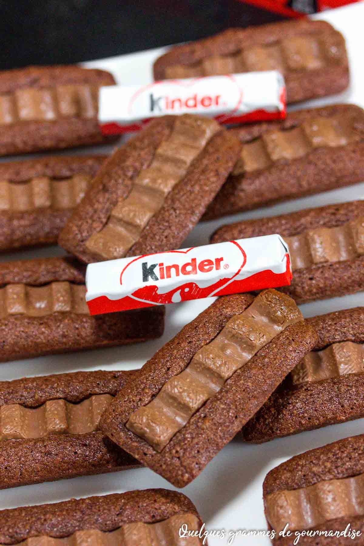 Financiers au chocolat Kinder