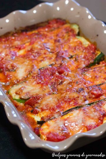 Parmigiana de courgettes