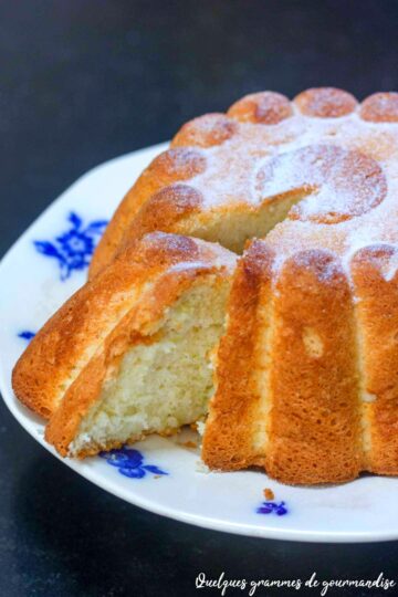 Gâteau neige aux blancs d’ œufs