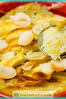 Gratin de pommes à la crème de coco