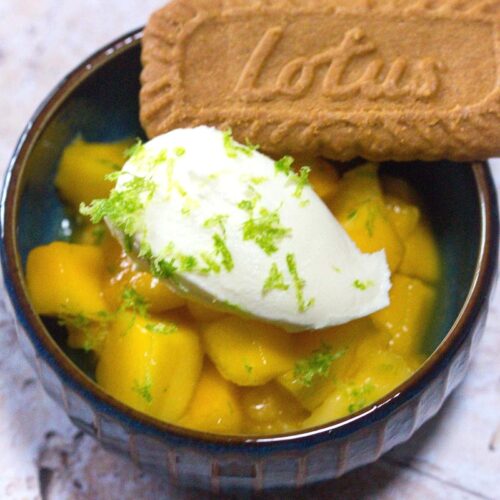 Mangue au citron vert