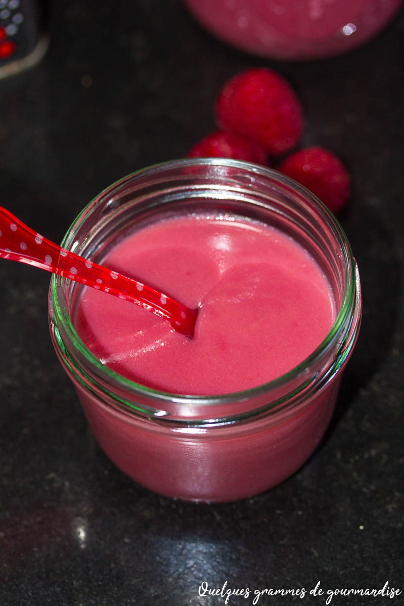 Raspberry curd