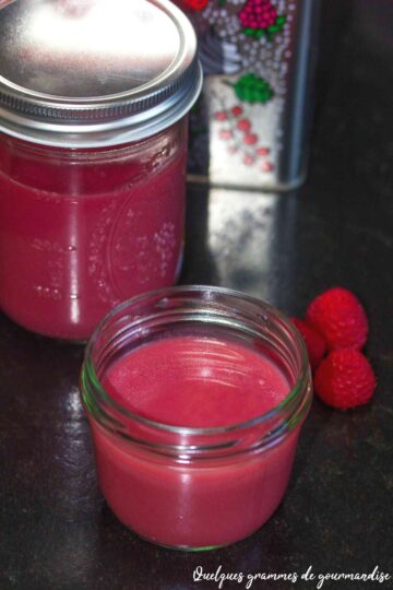 Raspberry curd