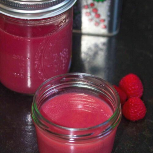 Raspberry curd