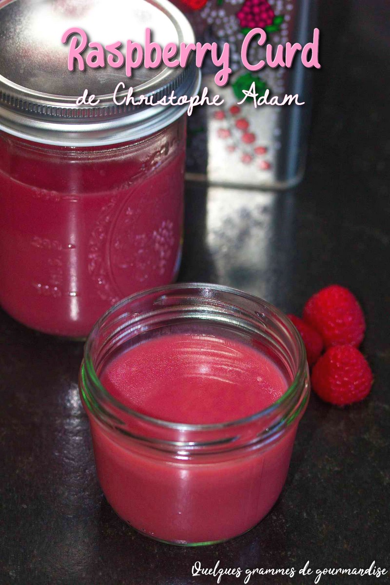 Raspberry curd