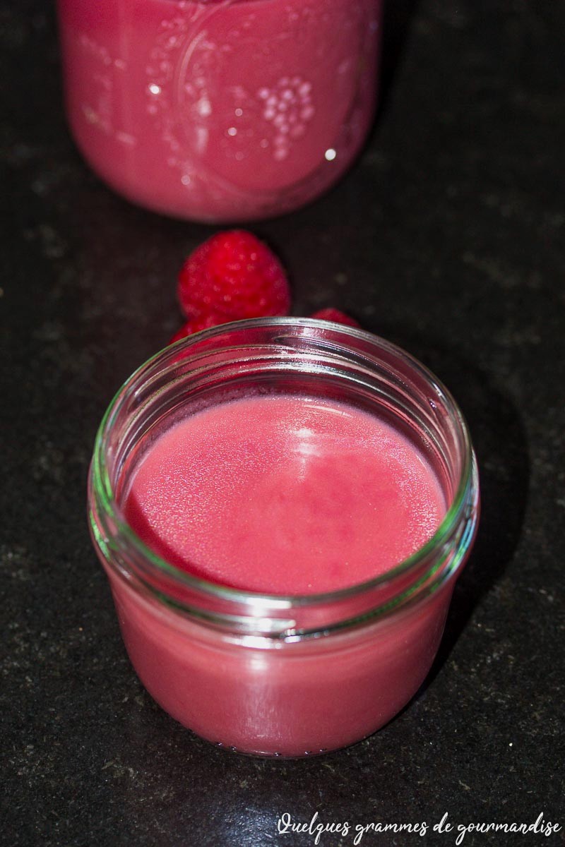 Raspberry curd