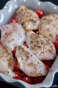 Filets de poulet gratinés à la feta