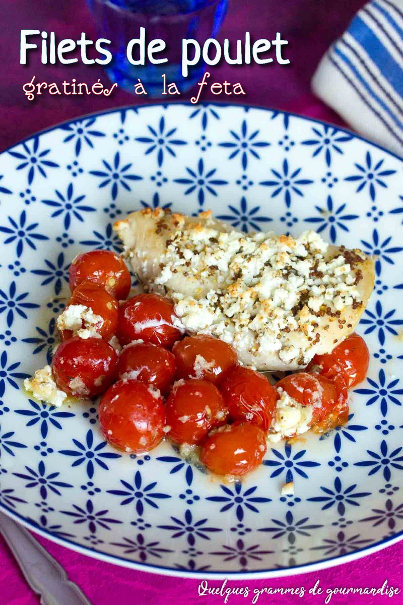 Filets de poulet gratinés à la feta