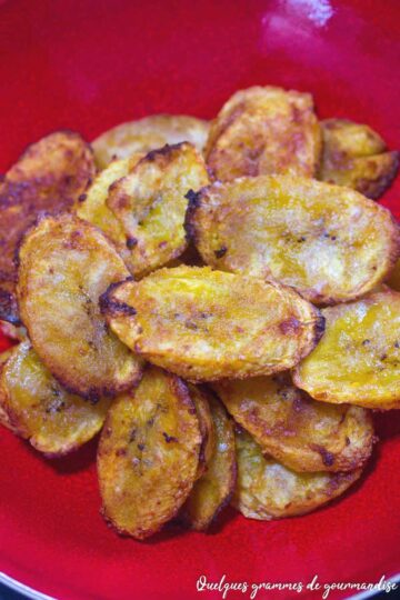 Banane plantain au four